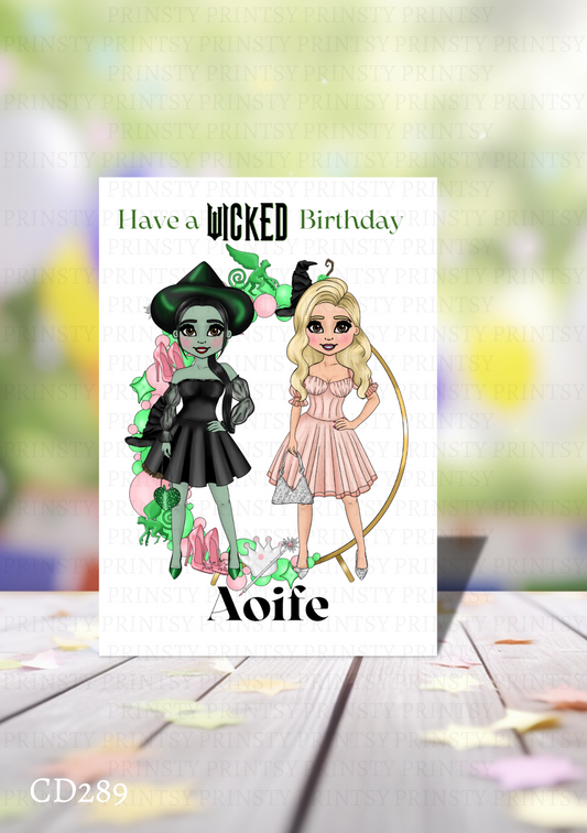 Wicked Birthday Card