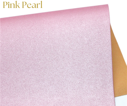 Pink Pearl Synthetic Leather Sheet