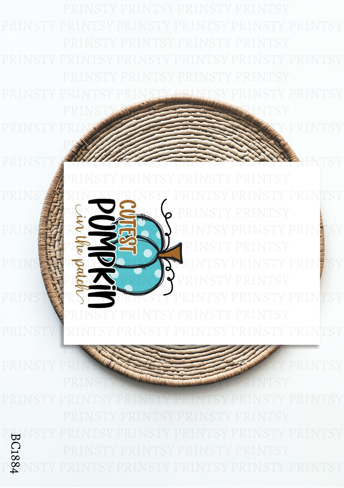 Cutest Pumpkin Bow Card – BC1884