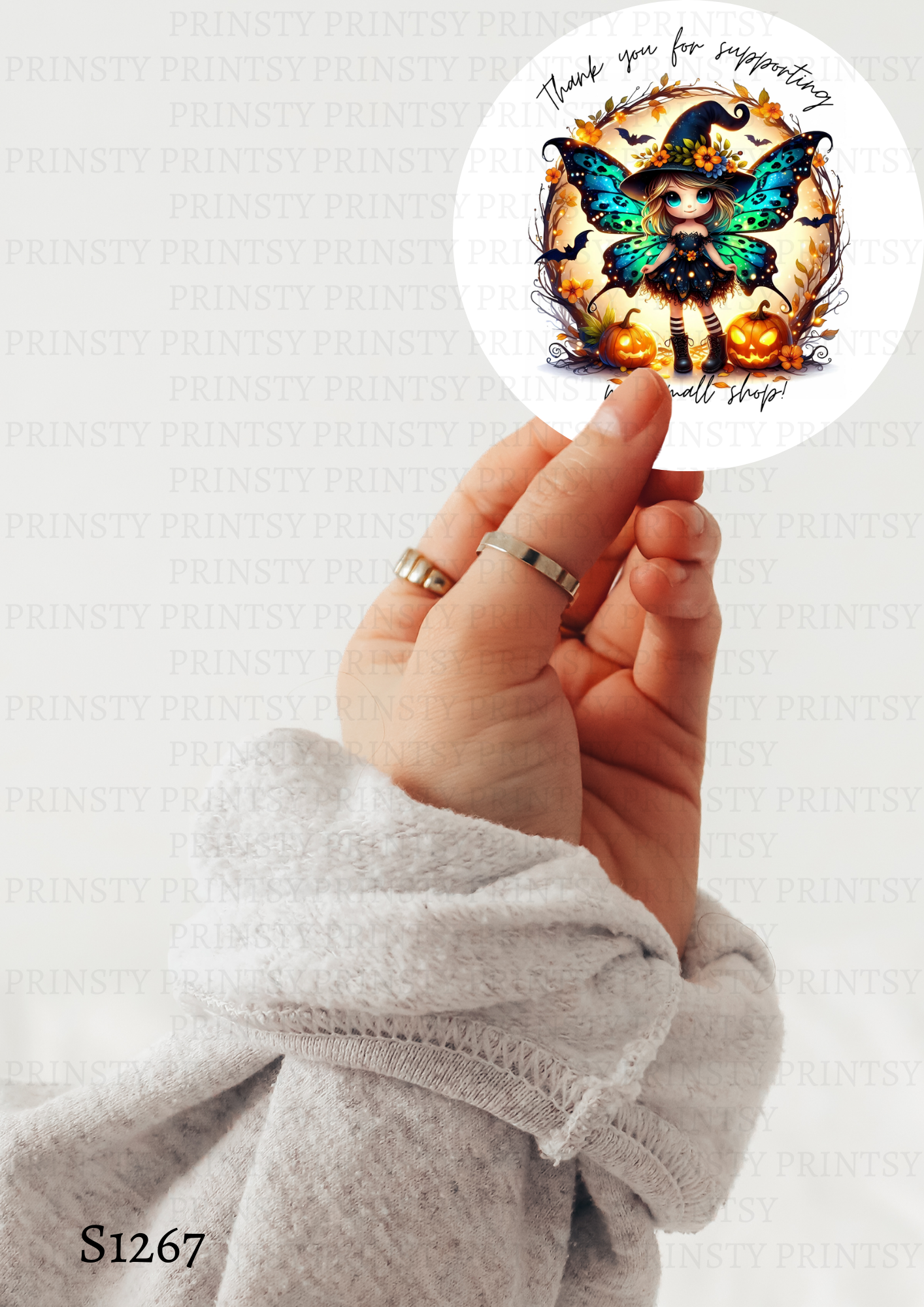 Halloween Fairy Sticker Sheet