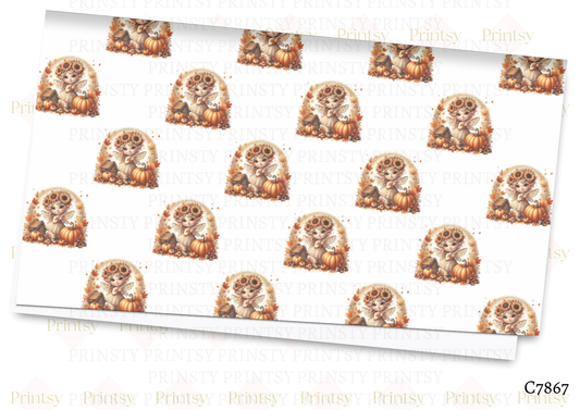 Autumn Pumkin Fairy Canvas