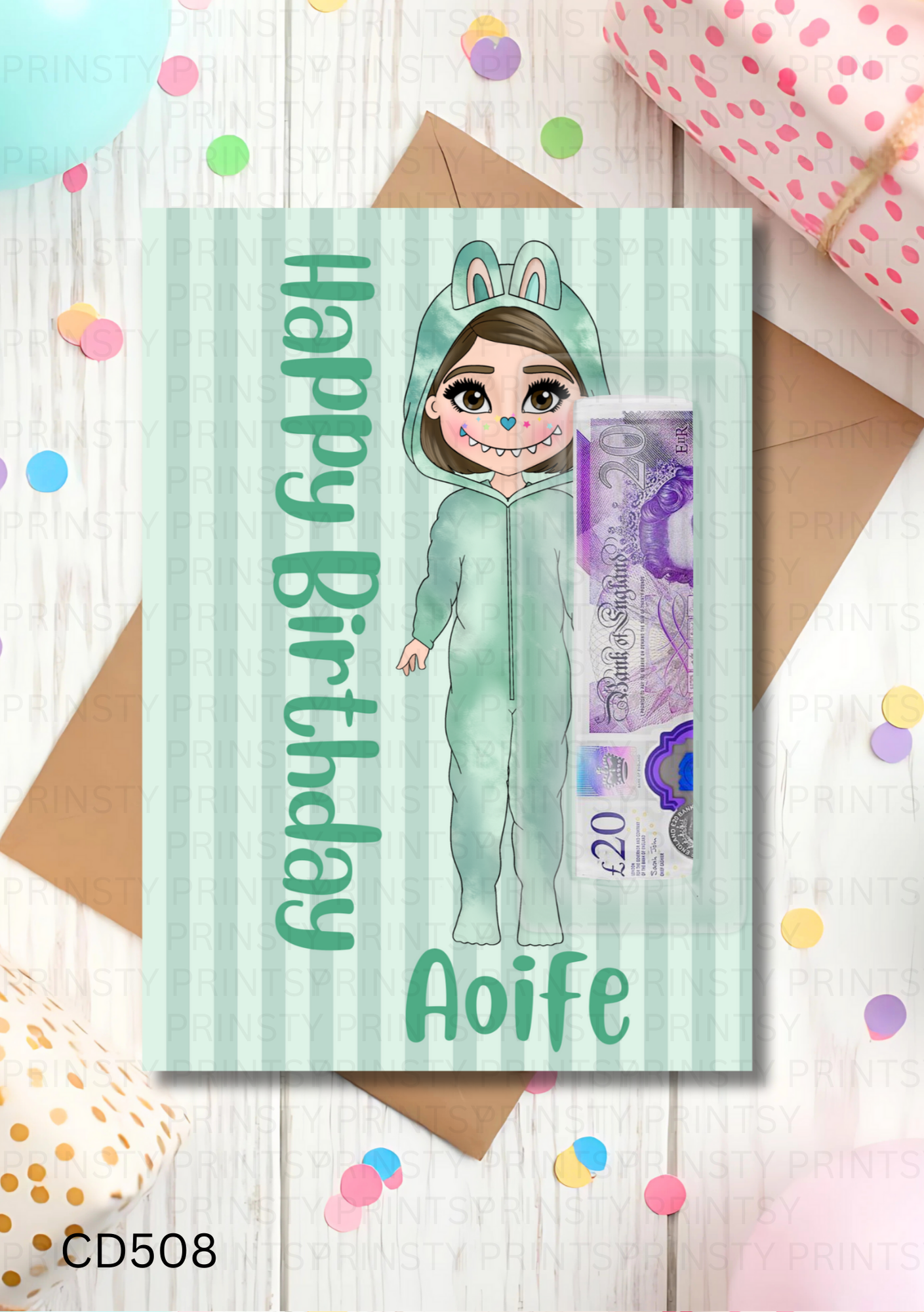 Mini Magic Monster Dolly Money Card