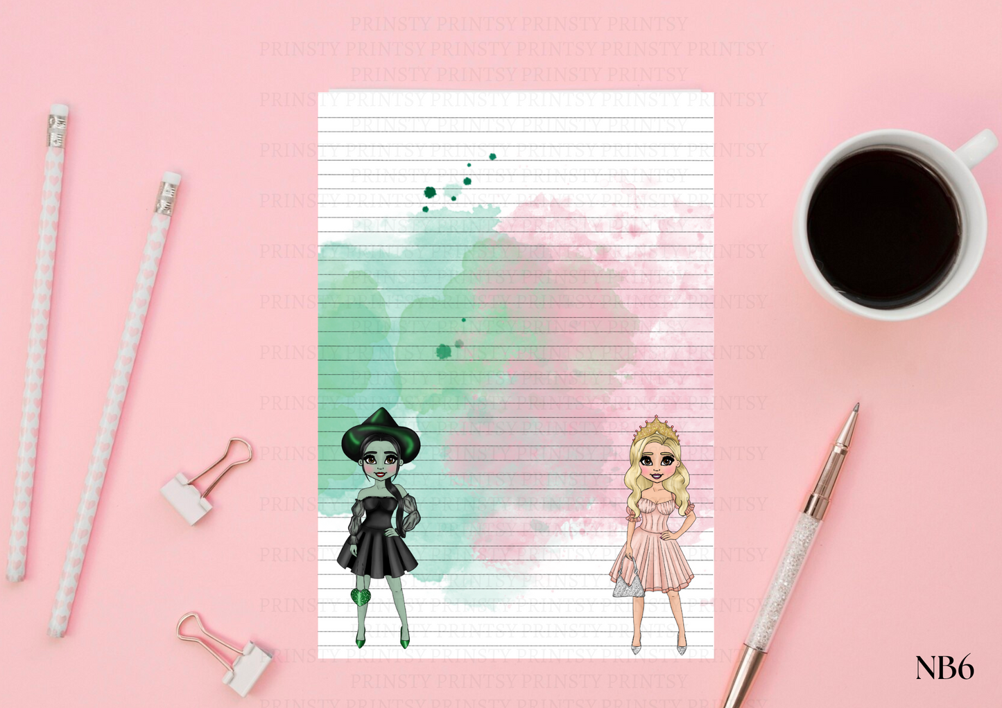 Wicked Peel Away Note Book