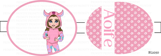 Pink Hawaiian Dolly Bow Loop