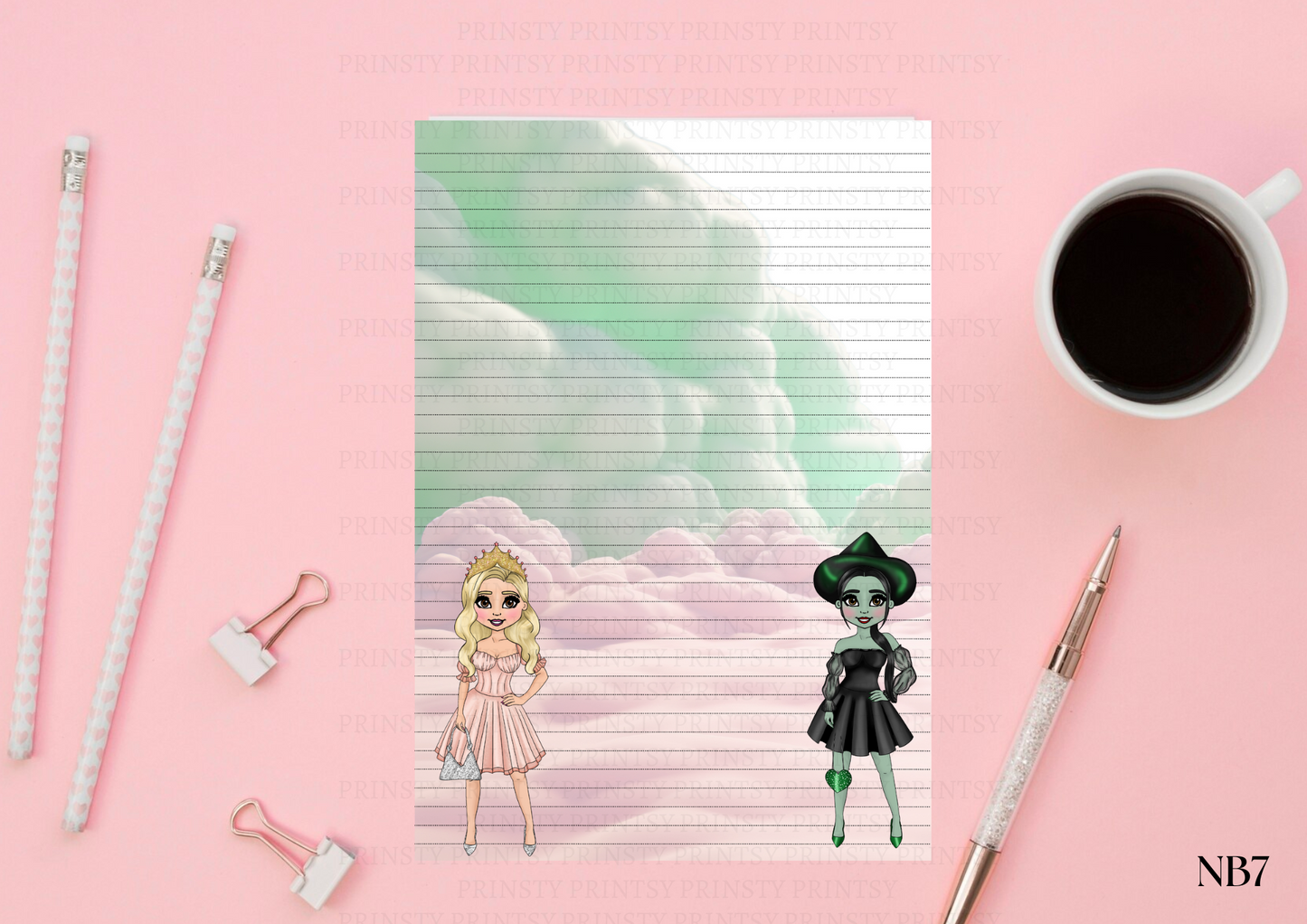 Wicked Peel Away Note Book