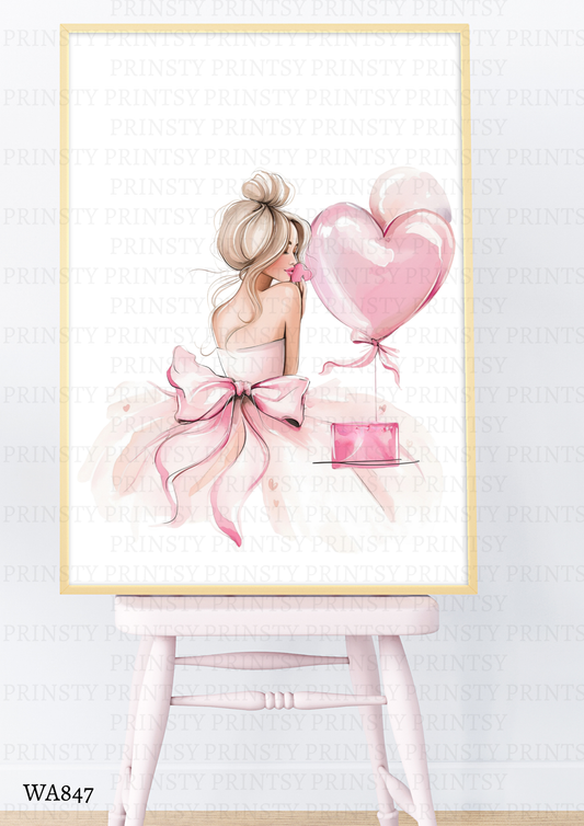 Birthday Girl Wall Art