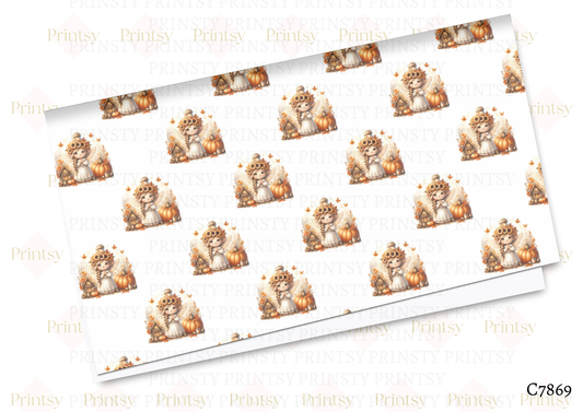 Autumn Pumkin Fairy Canvas