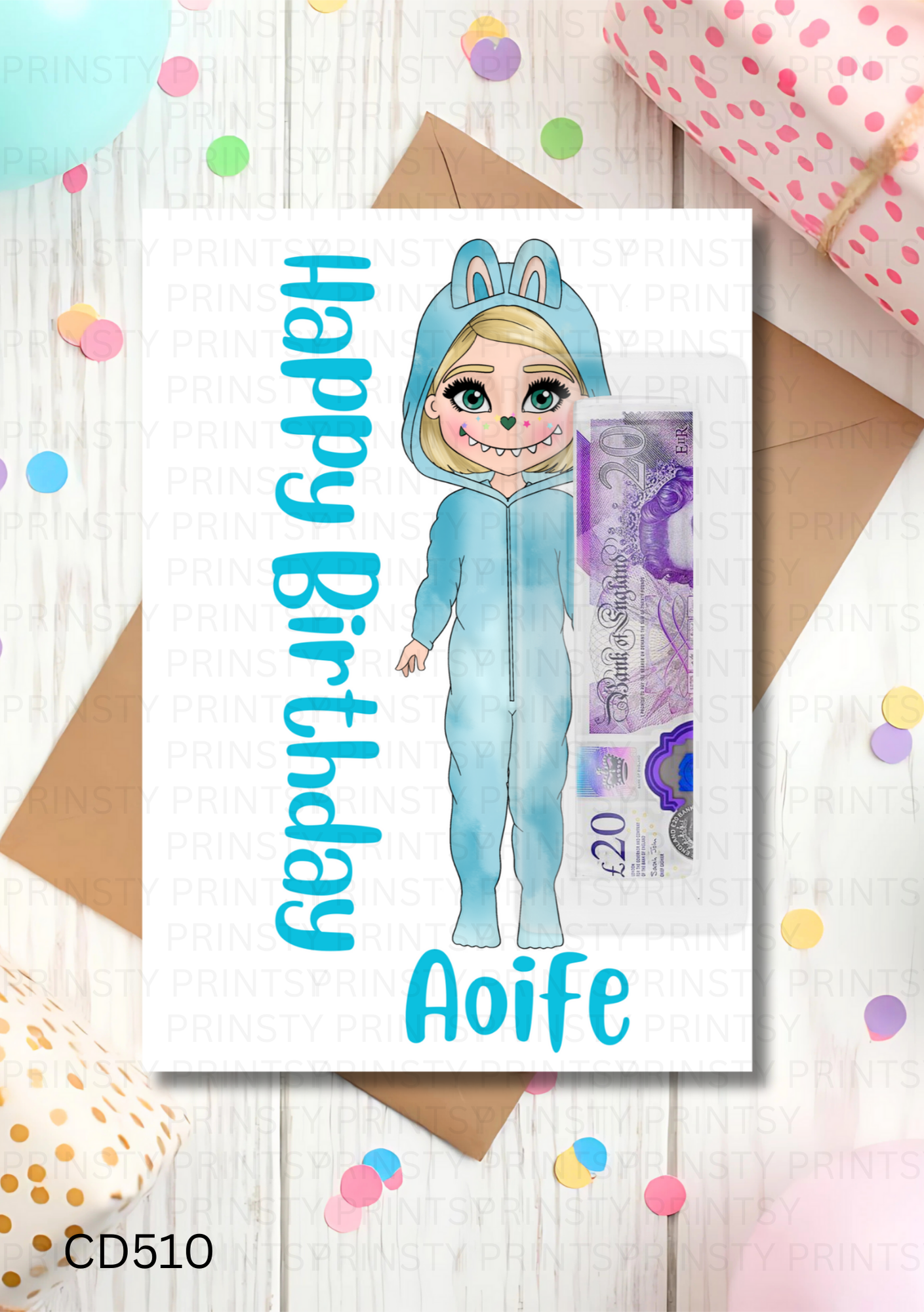 Mini Magic Monster Dolly Money Card