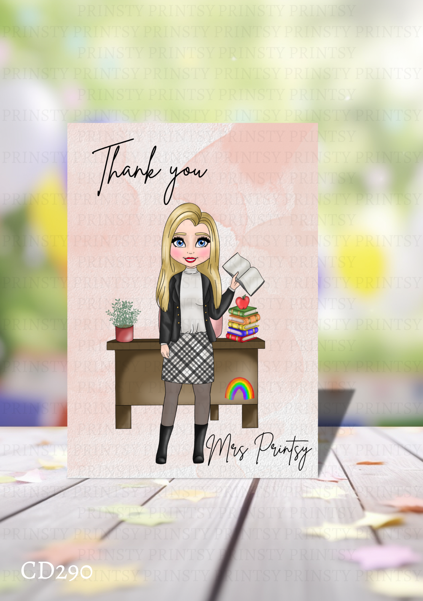 Teacher Thank You Card