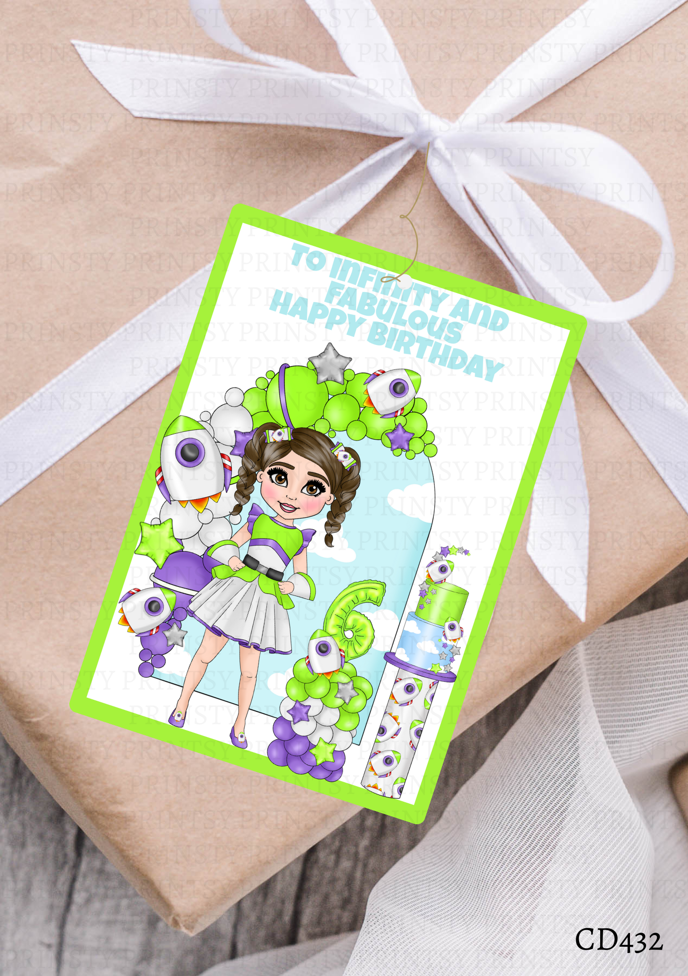 Toy Land Dolly Gift Label
