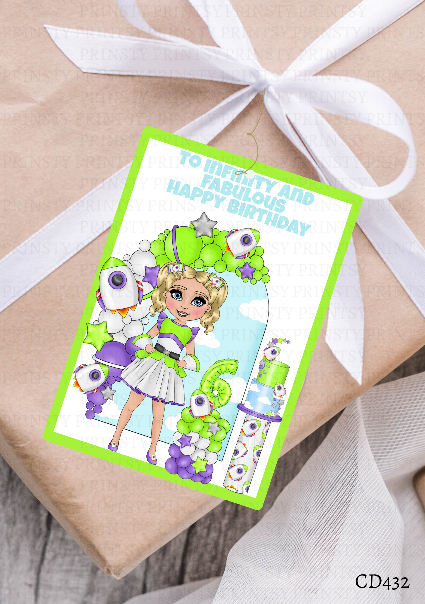 Toy Land Dolly Gift Label