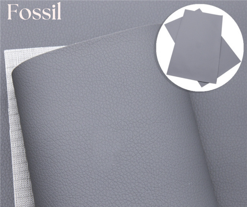 Fossil Lychee Synthetic Leather Sheet