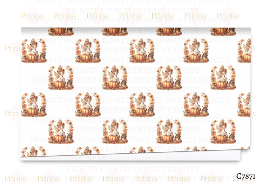 Autumn Pumkin Fairy Canvas