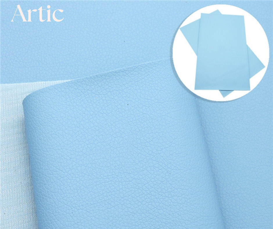 Arctic Lychee Synthetic Leather Sheet