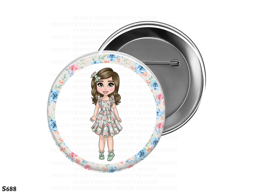 Vintage Dolly BowBitz/Badges