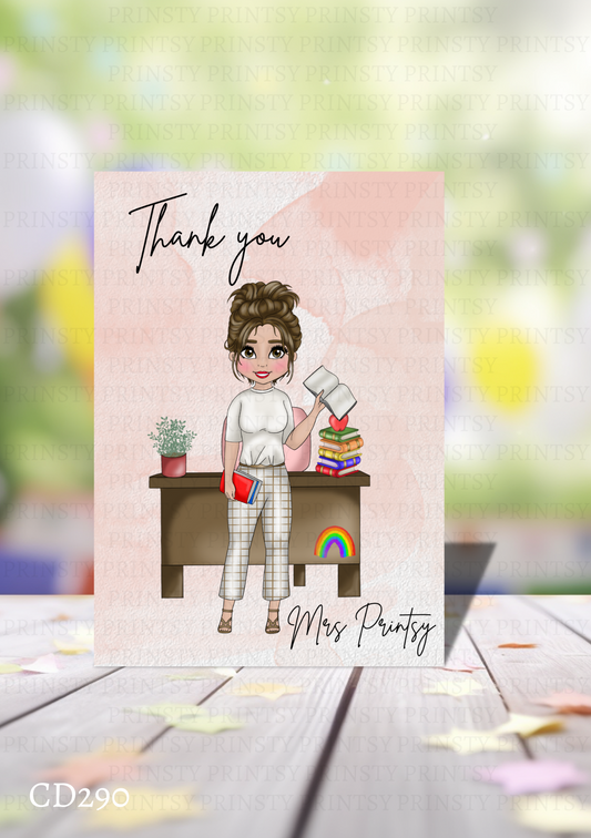 Teacher Thank You Card