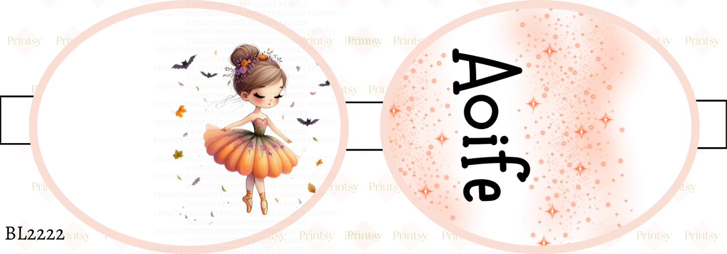 Cute Halloween Ballerina Bow Loop