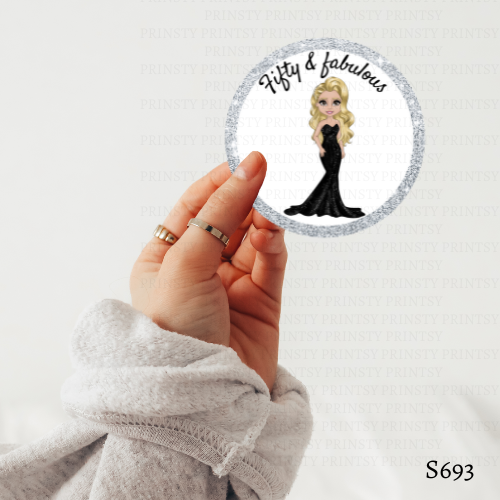 Elegant Dolly Sticker Sheet