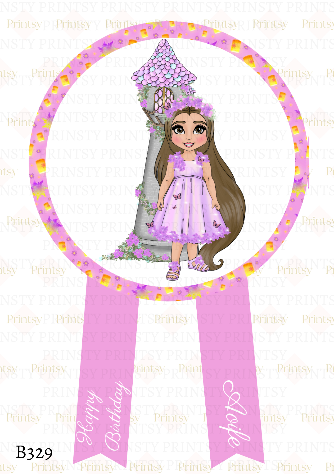 Punzie Dolly Badge