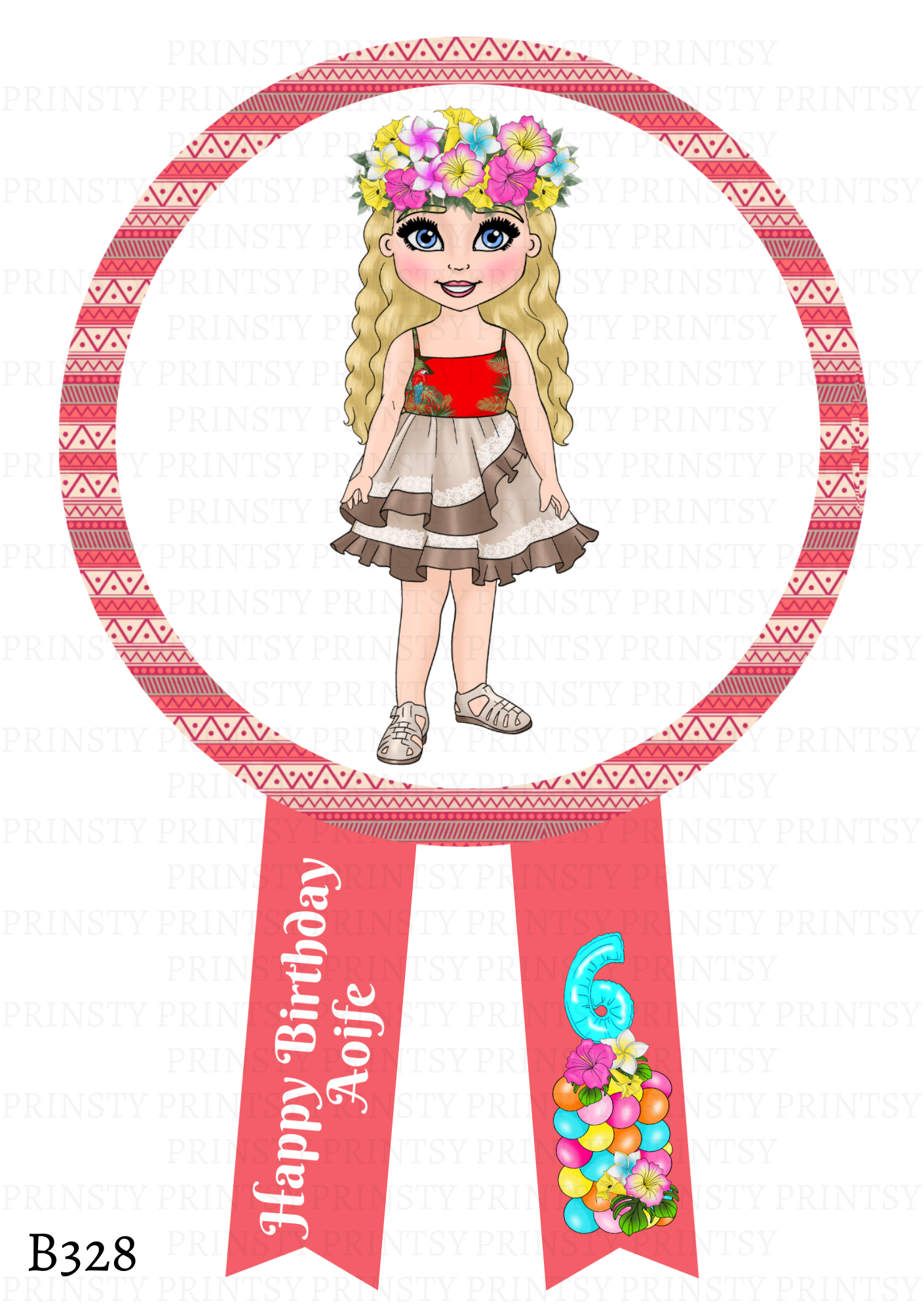 Polynesian Dolly Badge