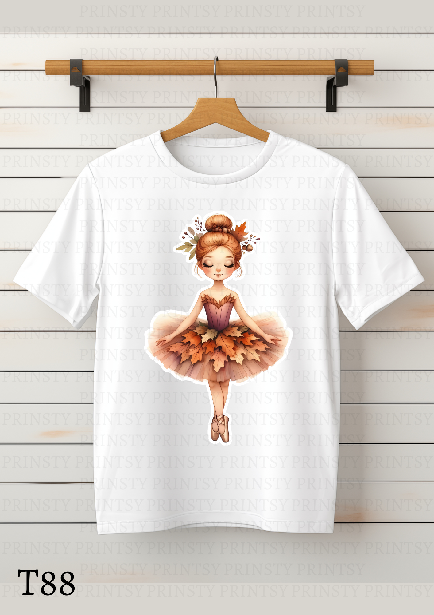 Autumn Ballerina Kids T-Shirt