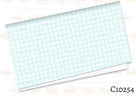 Blue Gingham Canvas