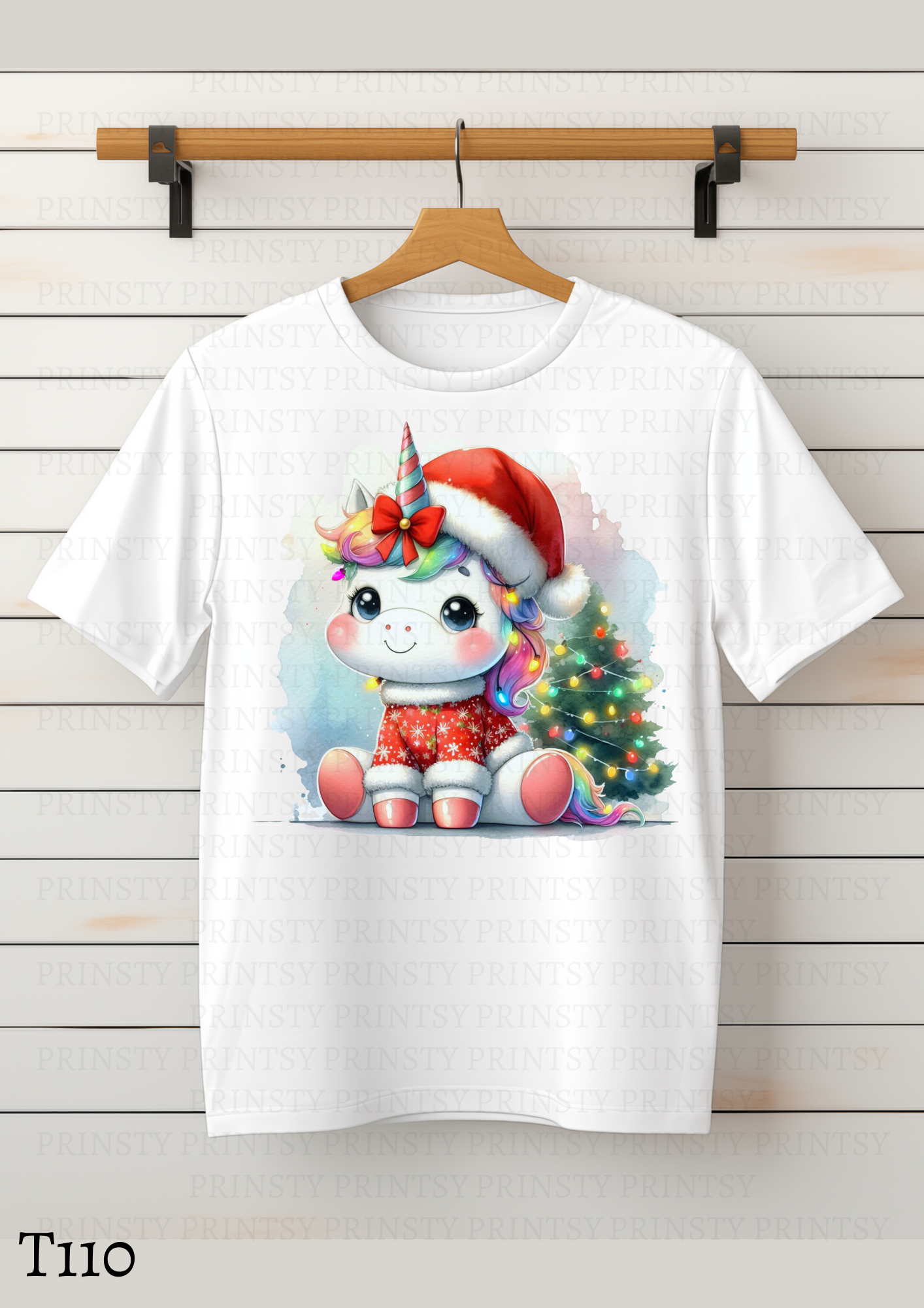 Christmas Unicorn Kids T-Shirt