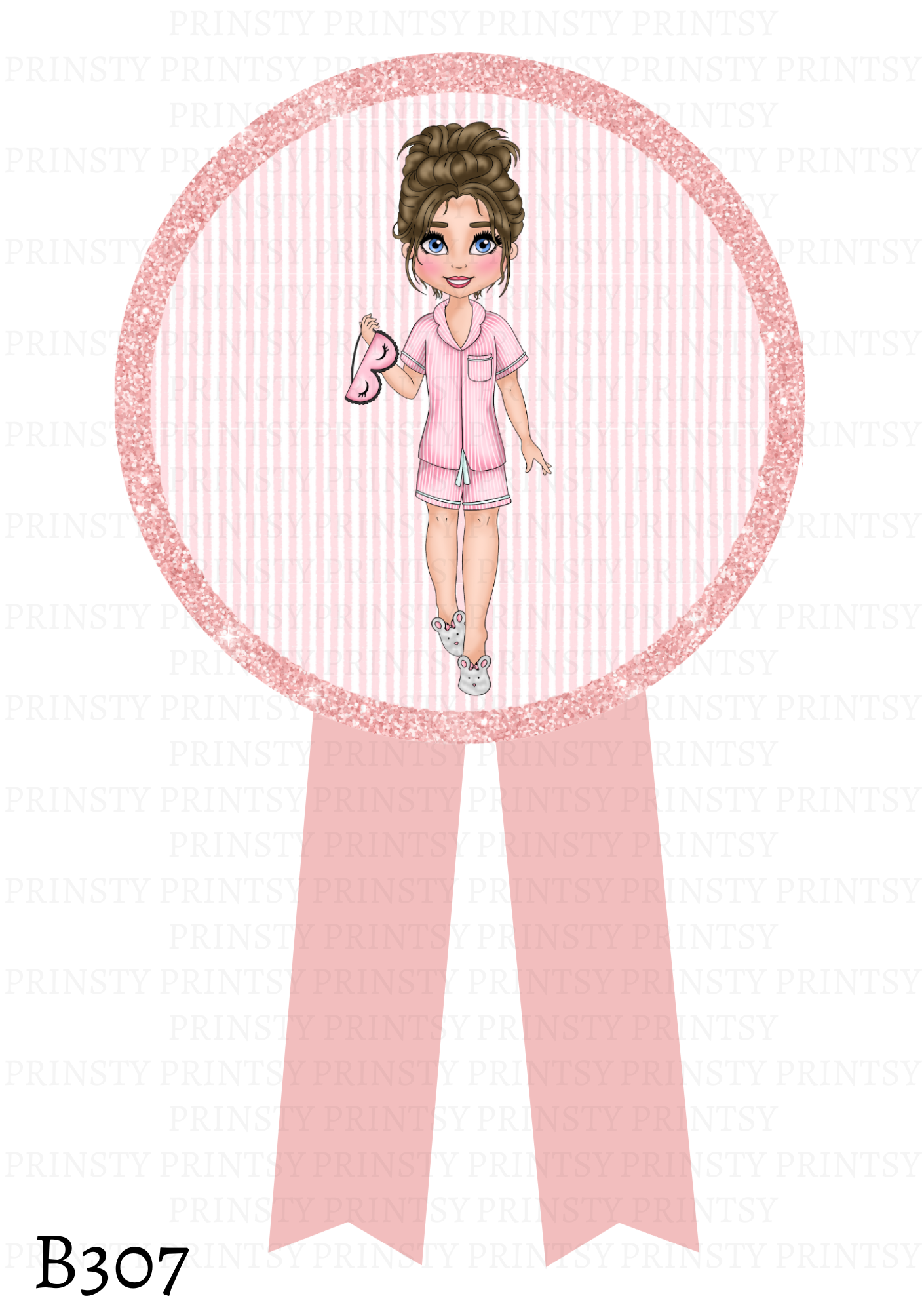 Sleep Over Dolly Badge