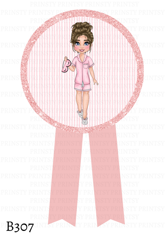 Sleep Over Dolly Badge