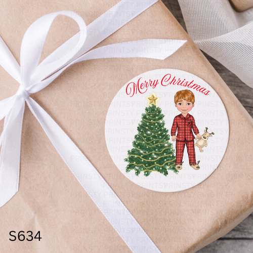 Christmas Dude Gift Stickers