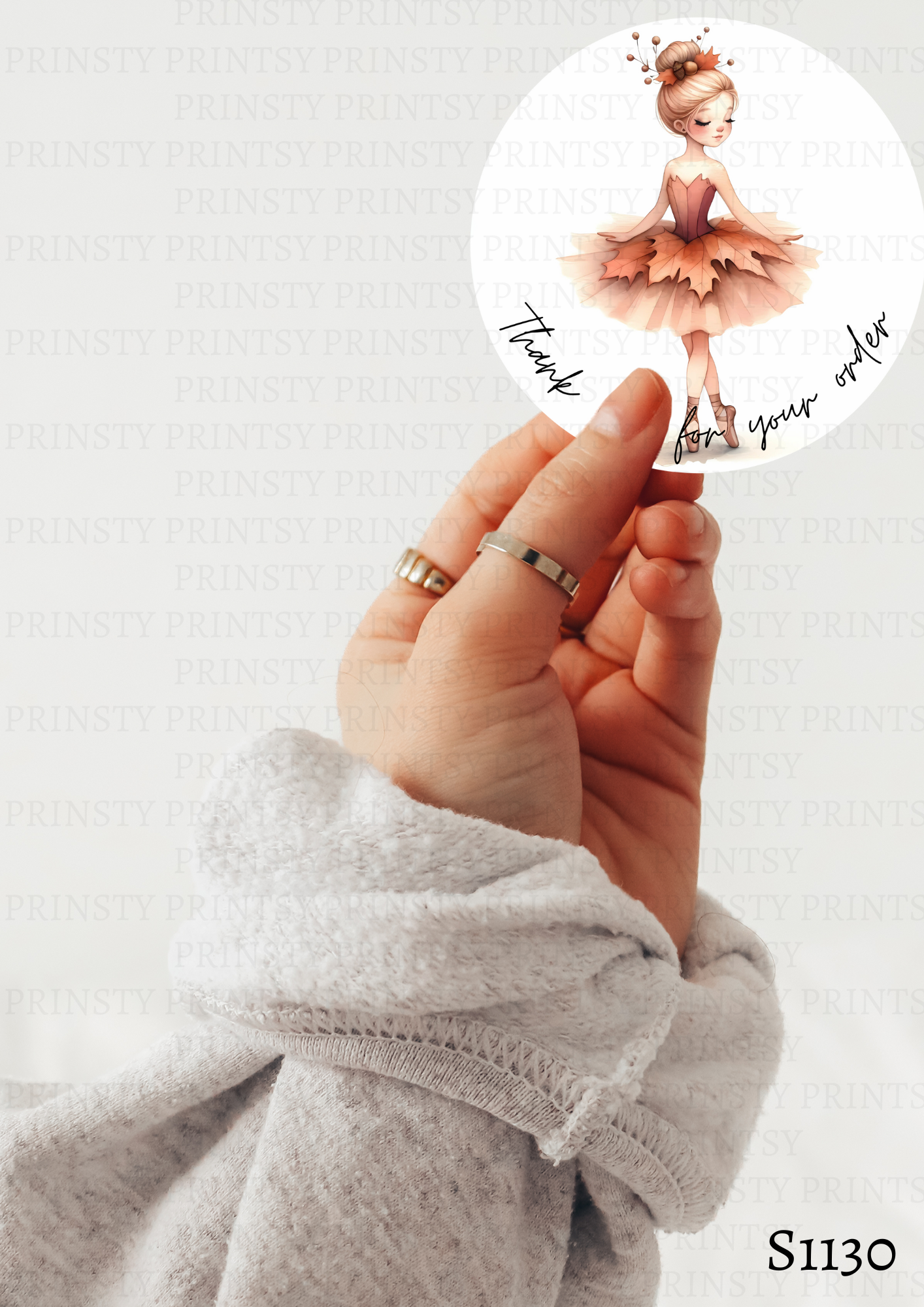 Autumn Ballerina Sticker Sheets