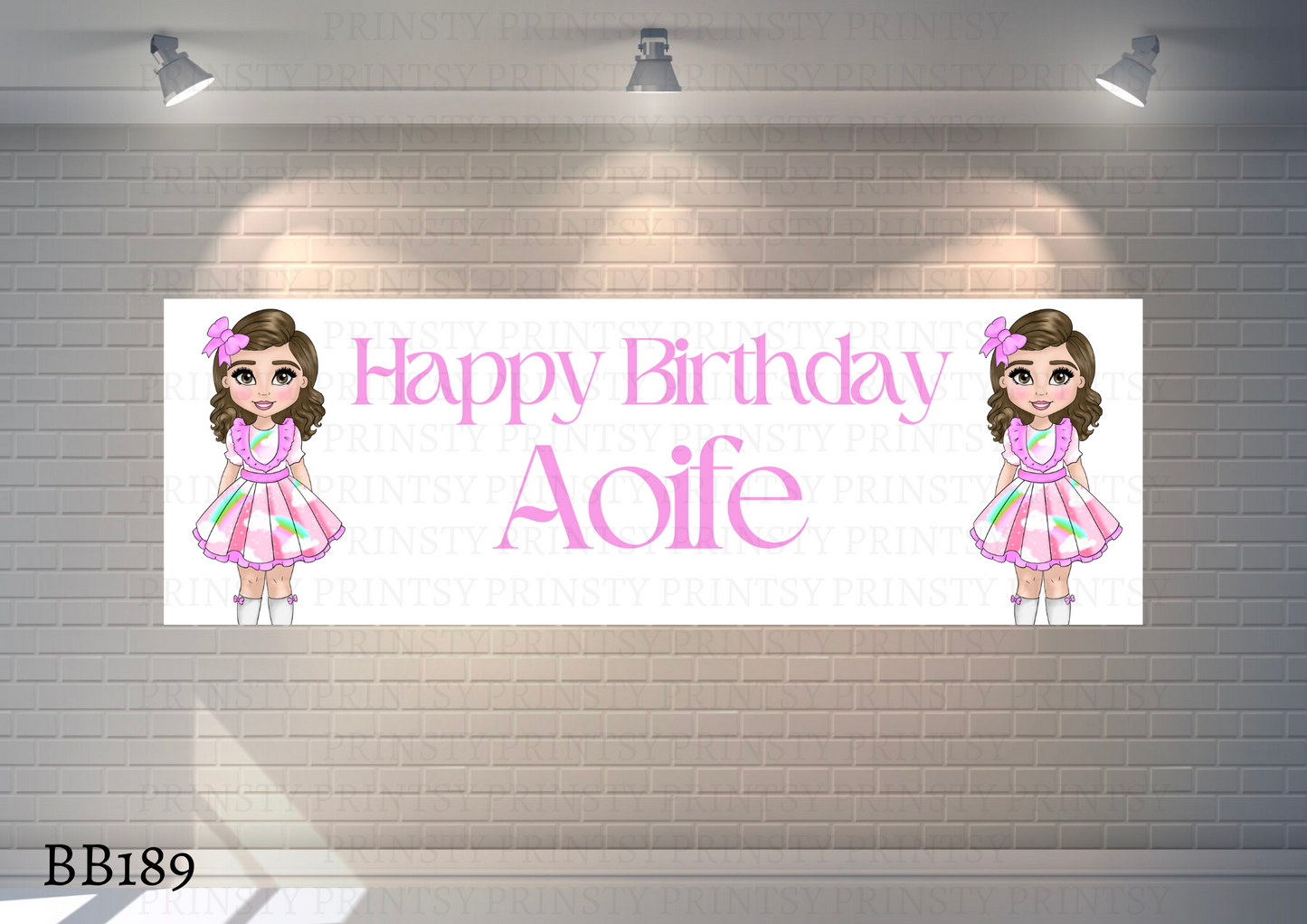 Rainbow Dolly Banner