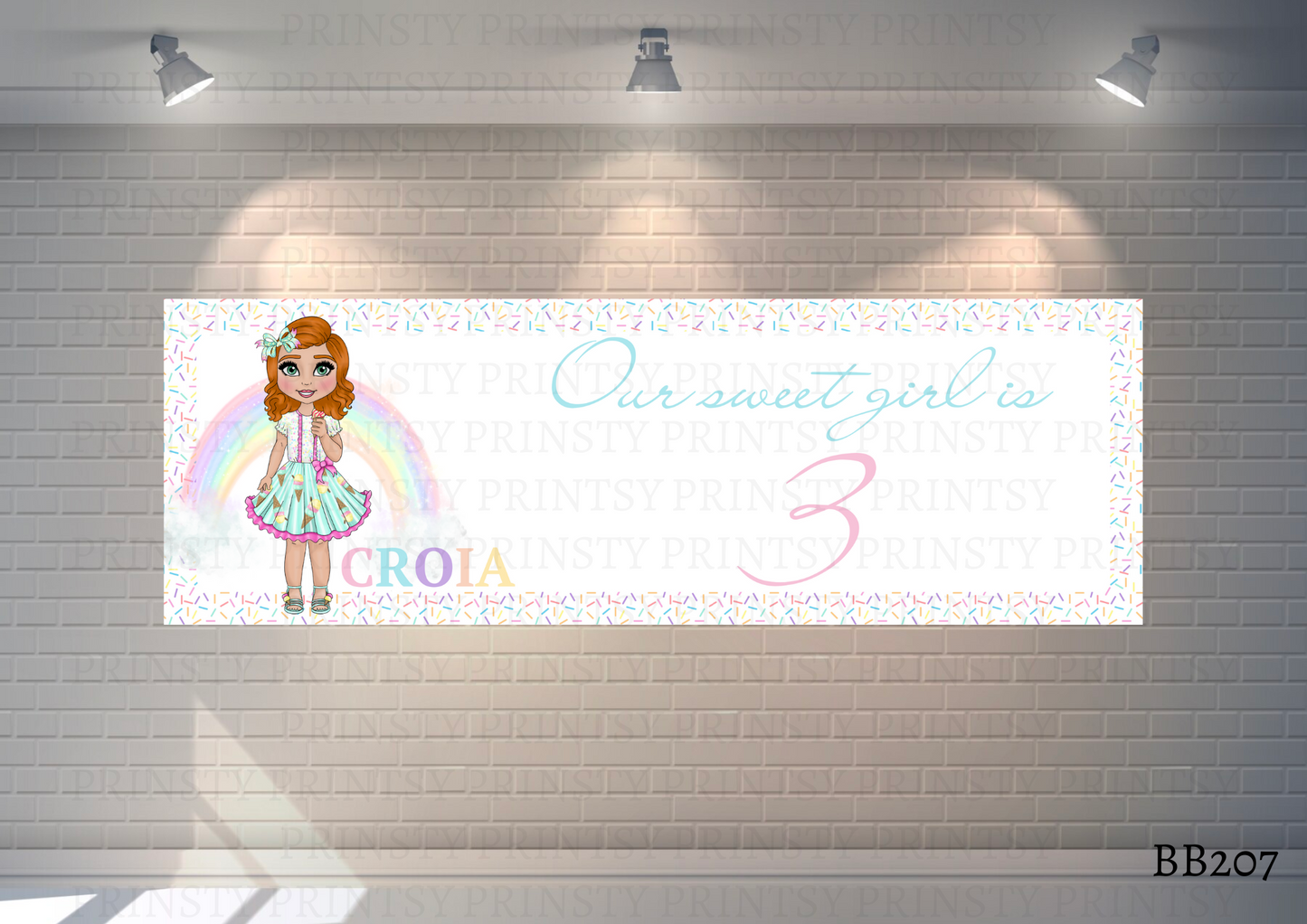 Ice Cream Dolly Banner
