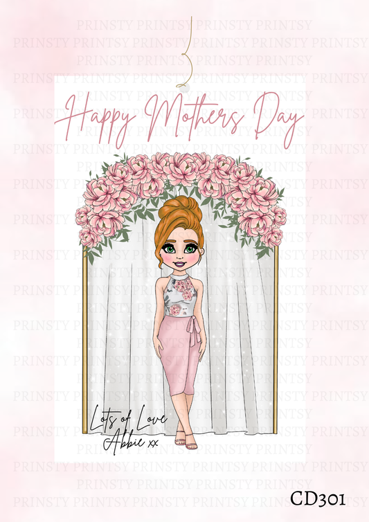 Dolly Mother's Day Gift Label