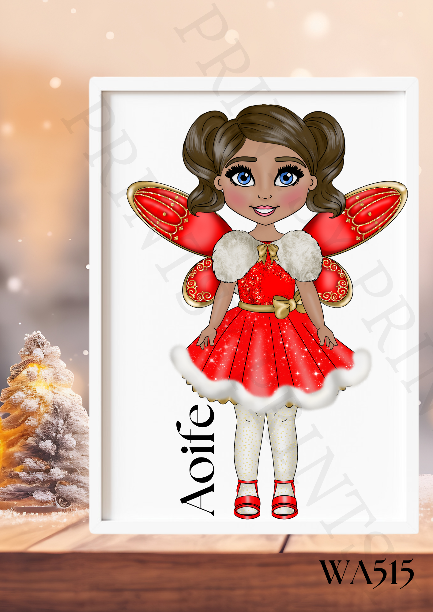 Christmas Fairy Wall Art