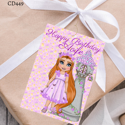 Punzie Dolly Gift Label