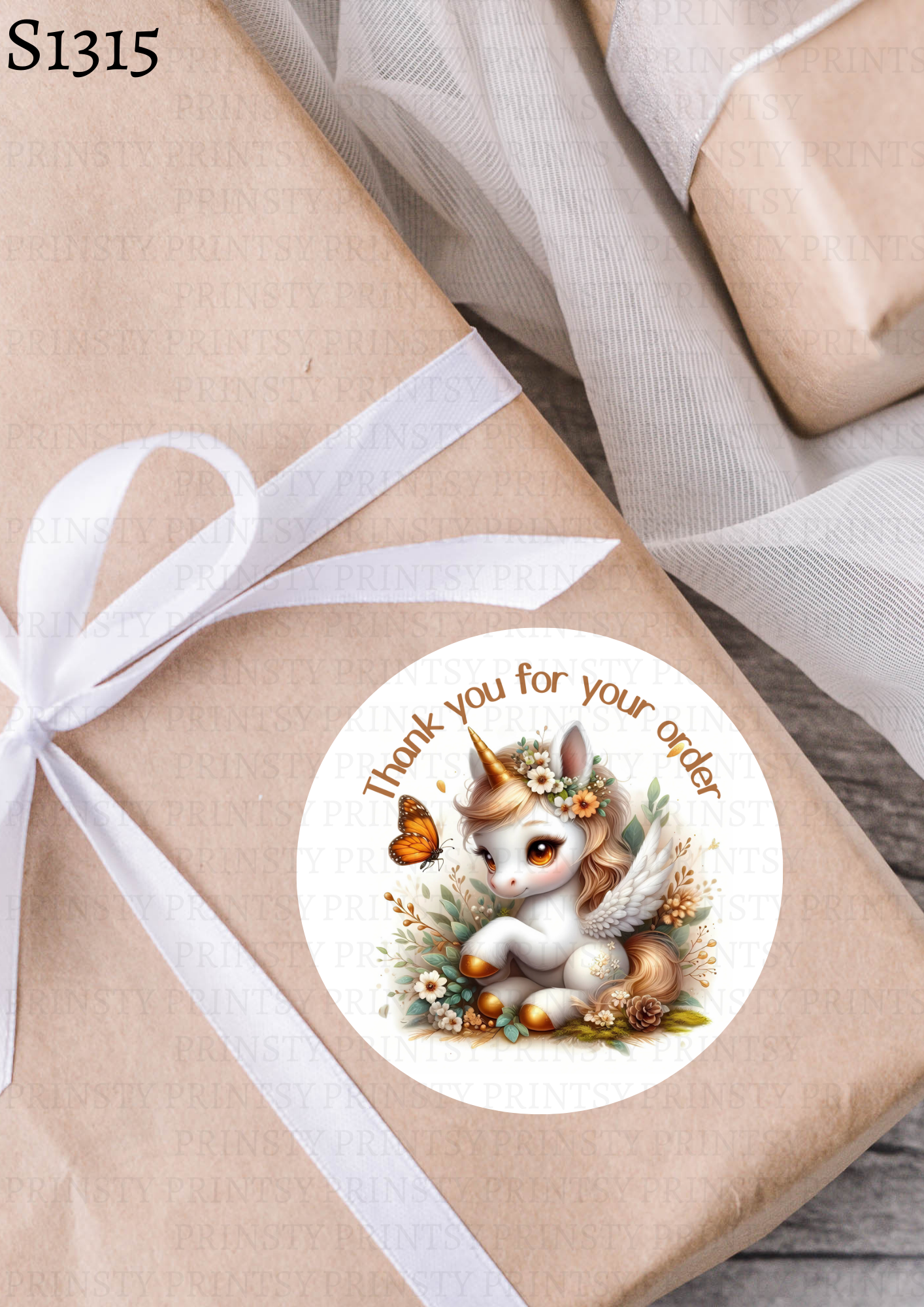 Autumn Unicorn Sticker Sheet