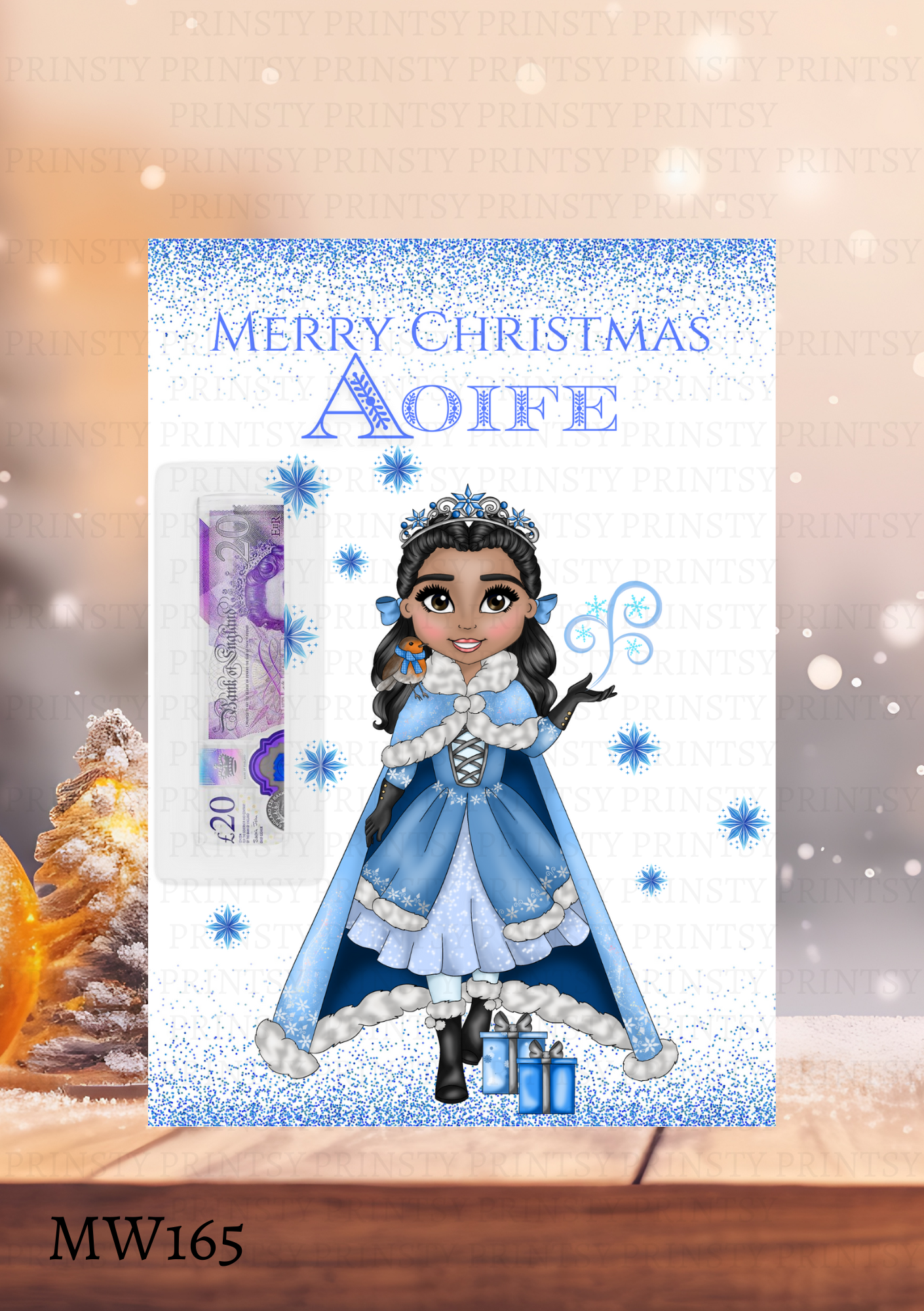 Ice Queen Money Card