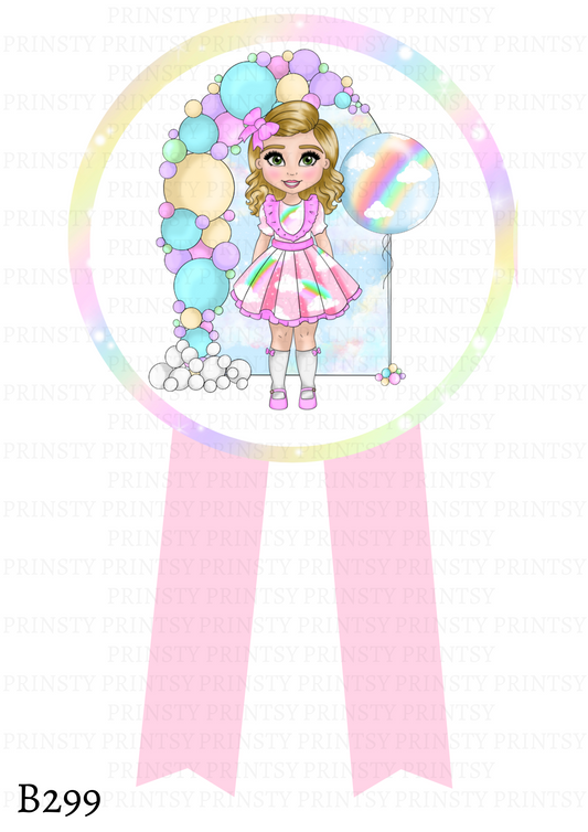 Rainbow Dolly Badge
