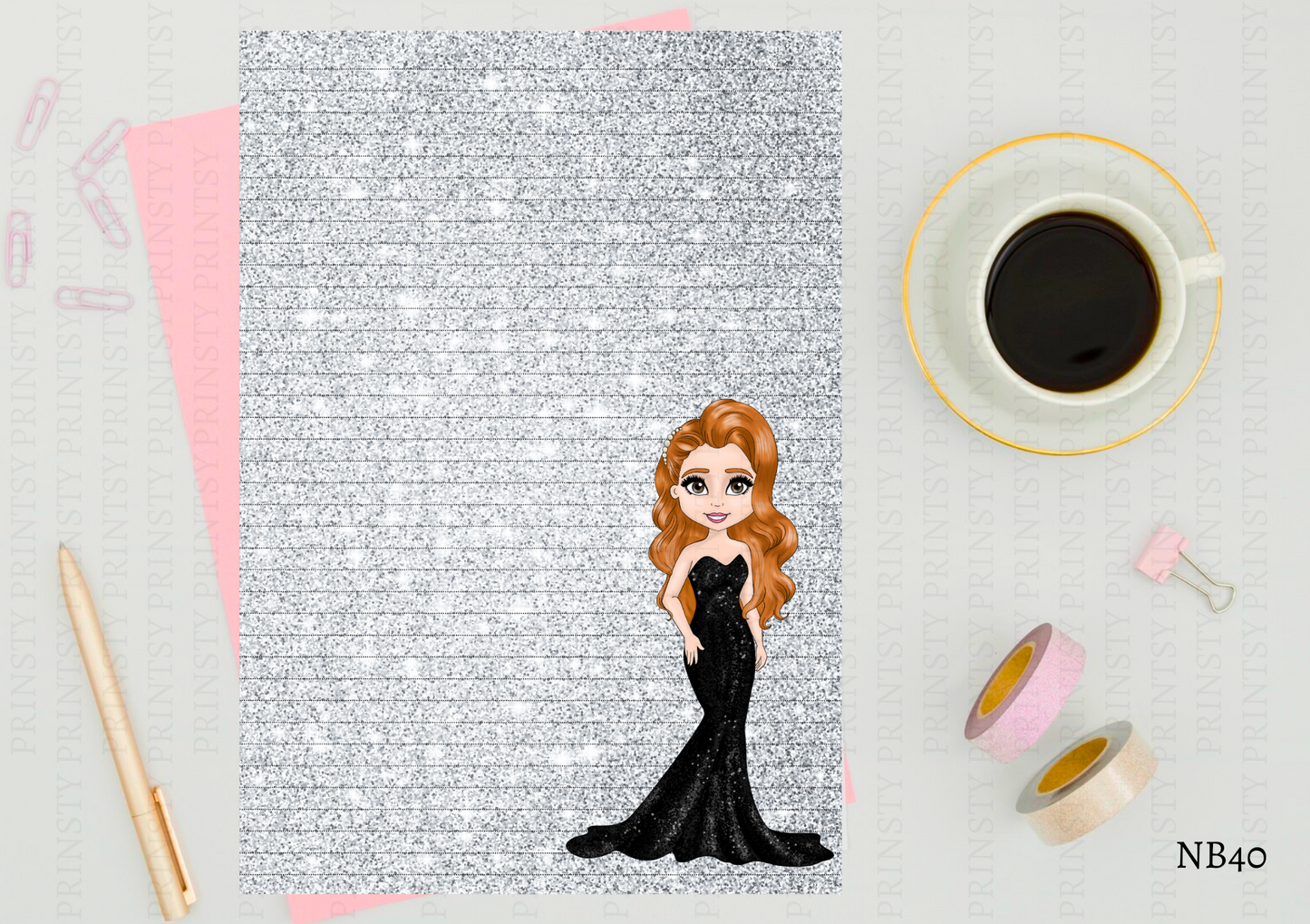 Elegant Dolly Note Book