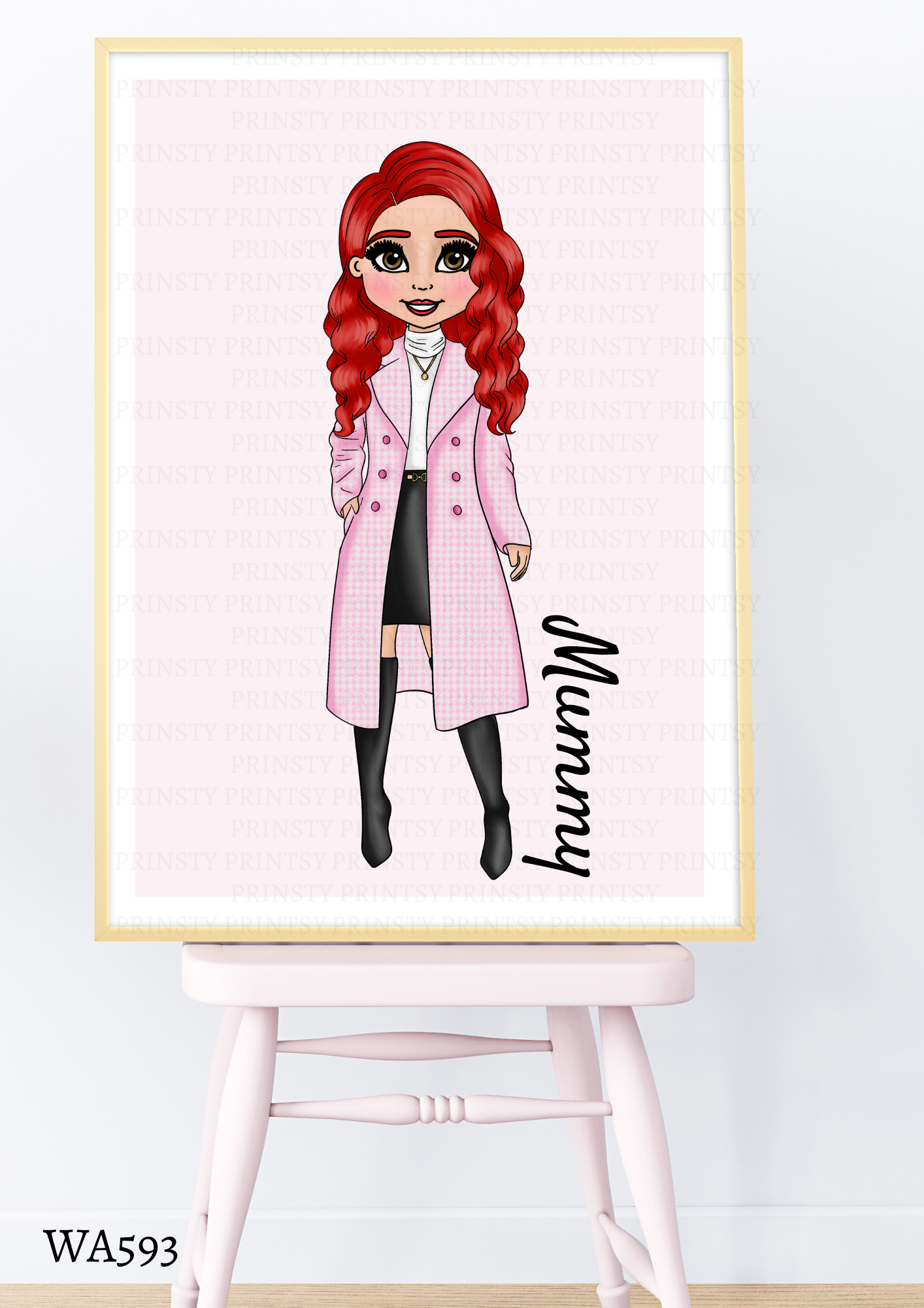 Elegant Dolly Wall Art