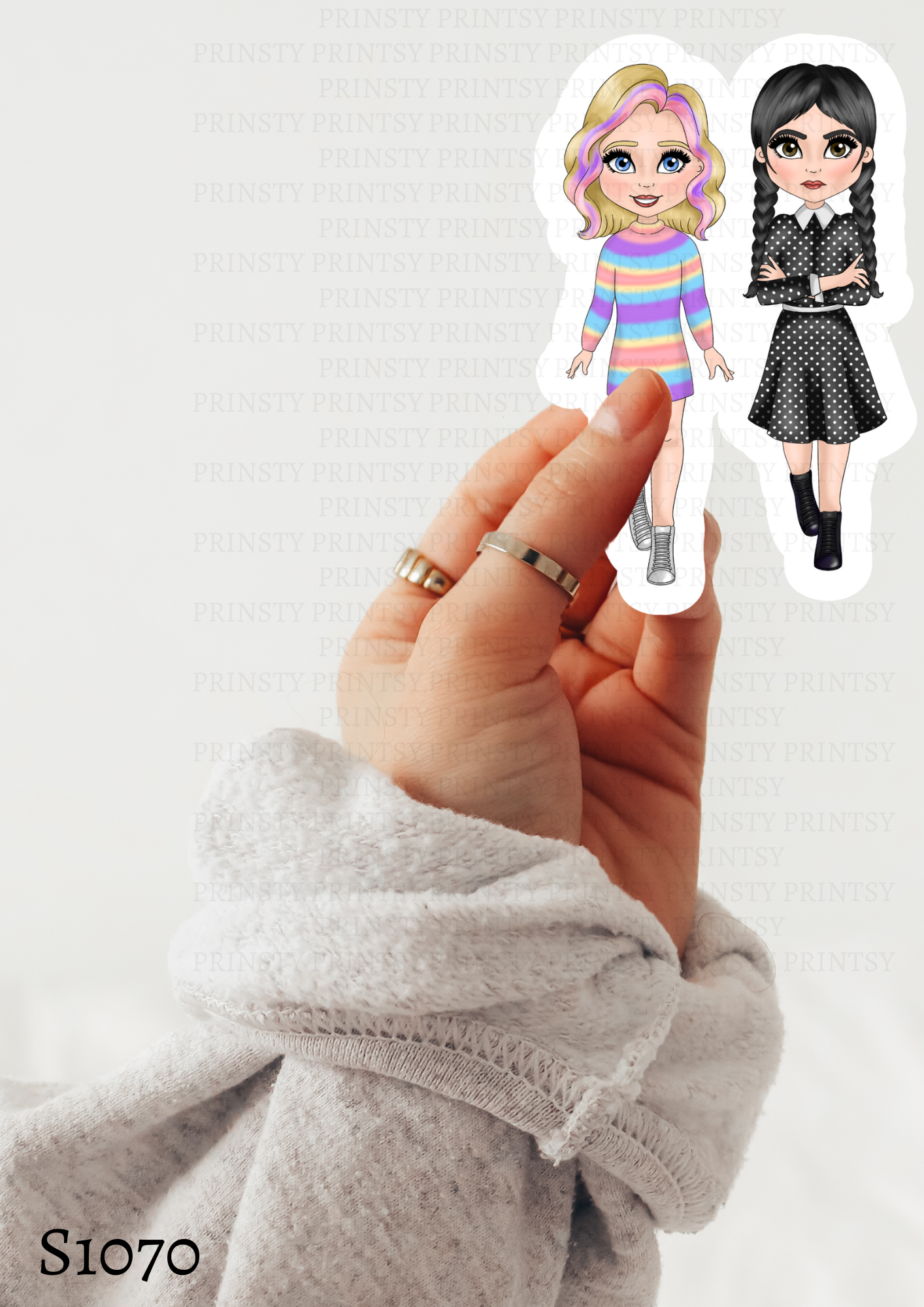 Spooky & Kooky Dolly Sticker Sheet