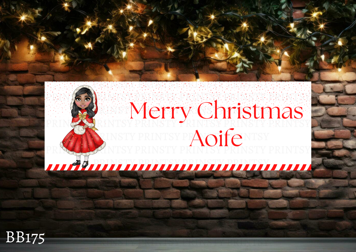 Christmas Dolly Banner