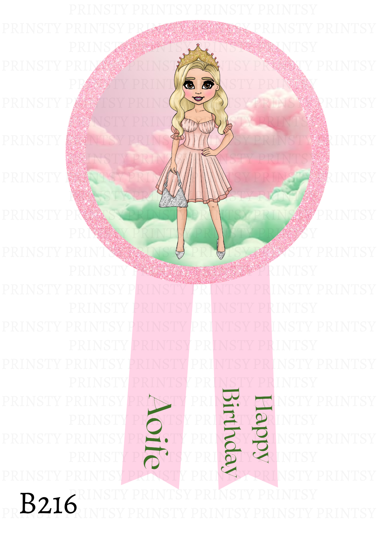 Wicked Dolly Birthday Badge