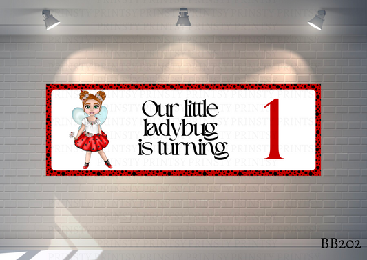 Little Ladybird Dolly Banner