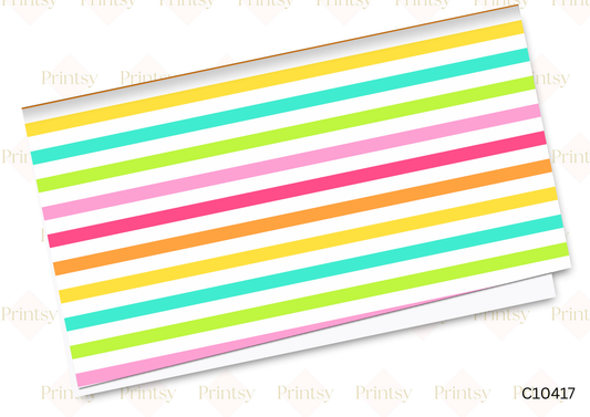 Summer Stripe Canvas