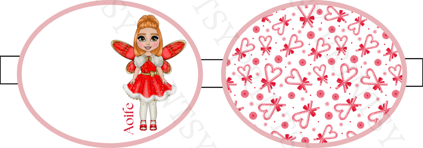 Christmas Fairy Precut Bow Loop