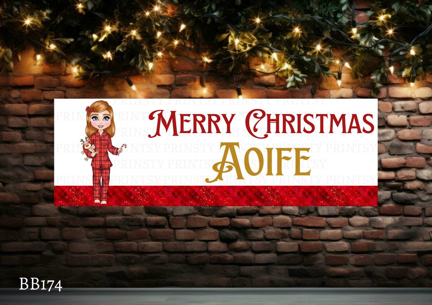 Christmas Dolly Banner