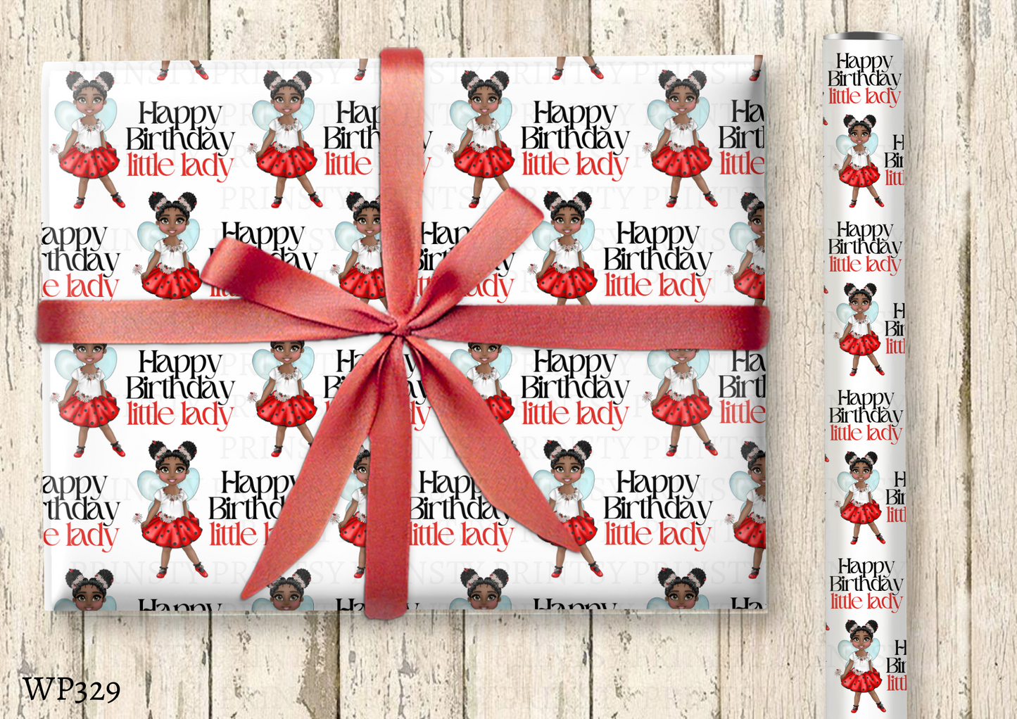 Little Ladybird Dolly Wrapping Paper