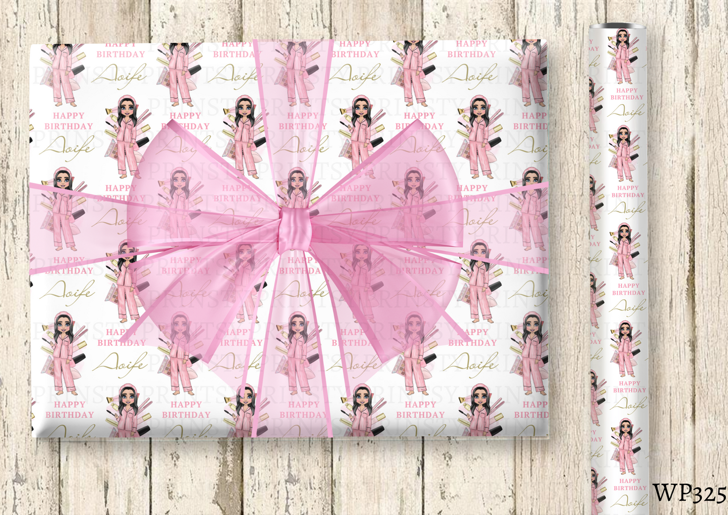 Make Up Dolly Wrapping Paper